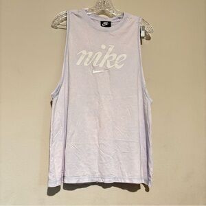Nike Light Purple Sleeveless Top
